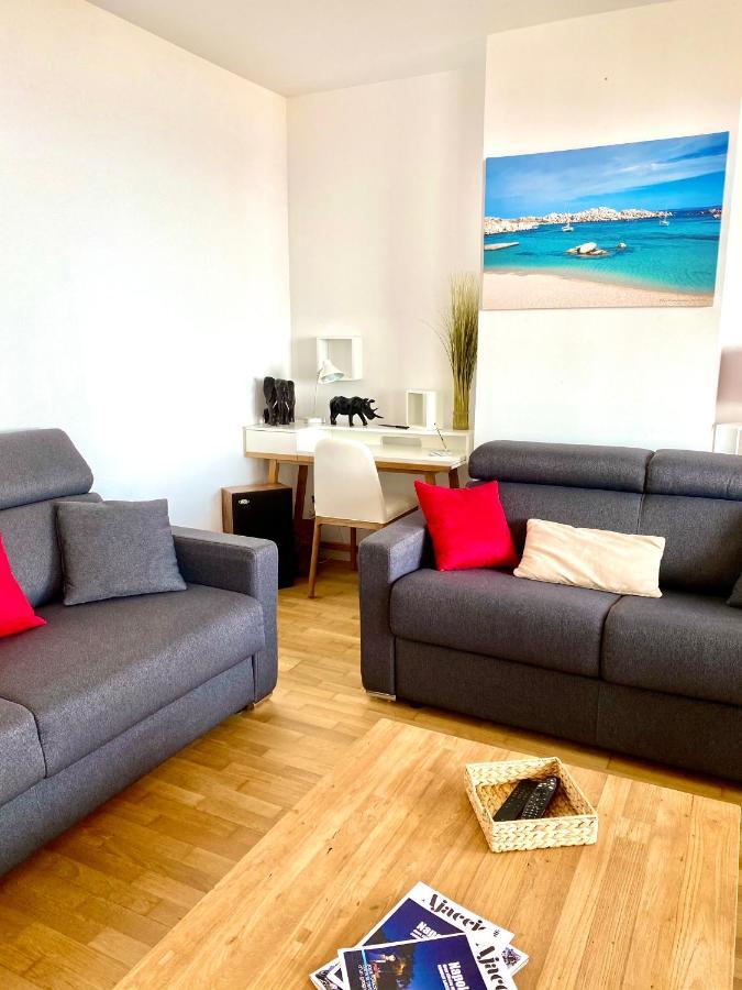 Grand T2 Standing Ajaccio Proche Centre Et Plages Vue Panoramique Parking Prive Ajaccio (Corsica) Exterior foto