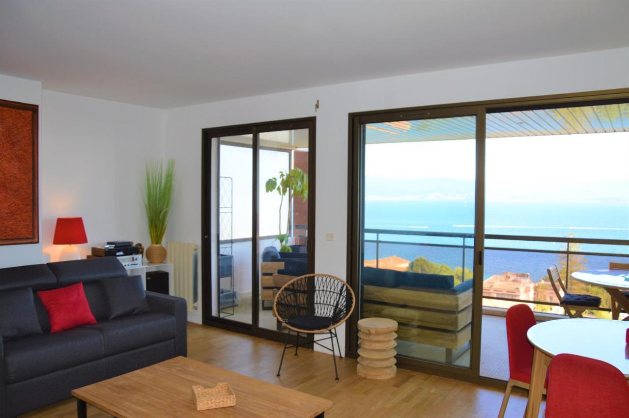 Grand T2 Standing Ajaccio Proche Centre Et Plages Vue Panoramique Parking Prive Ajaccio (Corsica) Exterior foto