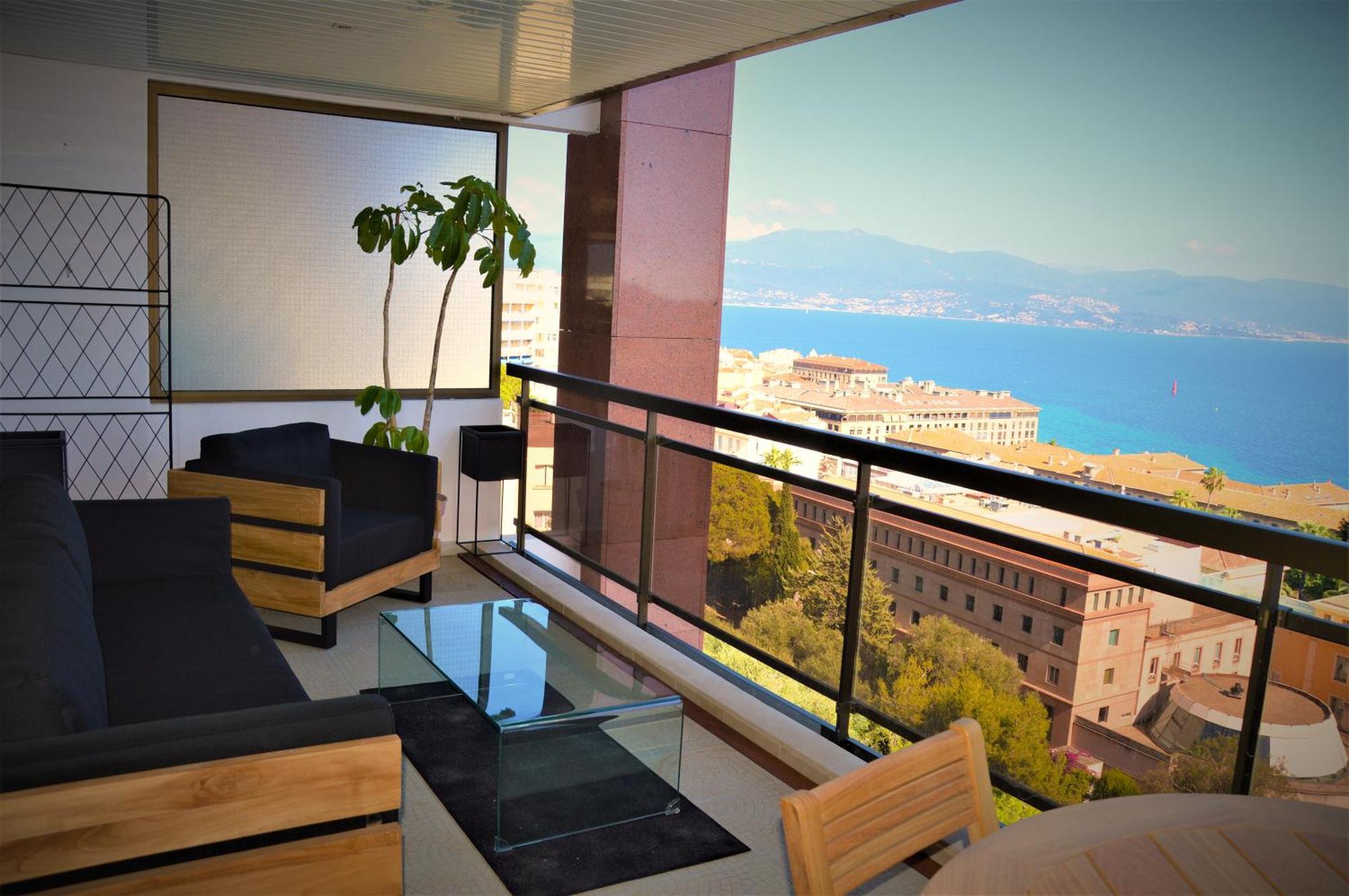 Grand T2 Standing Ajaccio Proche Centre Et Plages Vue Panoramique Parking Prive Ajaccio (Corsica) Exterior foto
