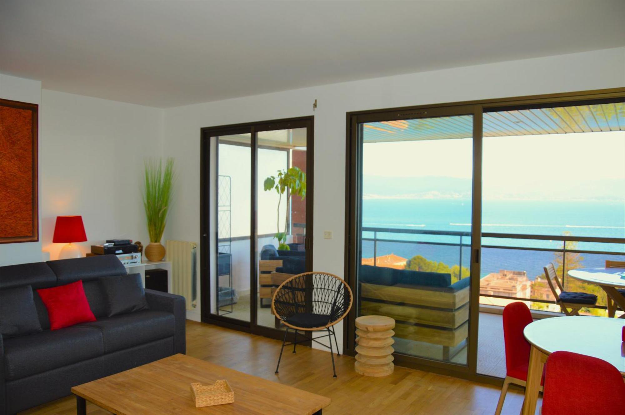 Grand T2 Standing Ajaccio Proche Centre Et Plages Vue Panoramique Parking Prive Ajaccio (Corsica) Exterior foto